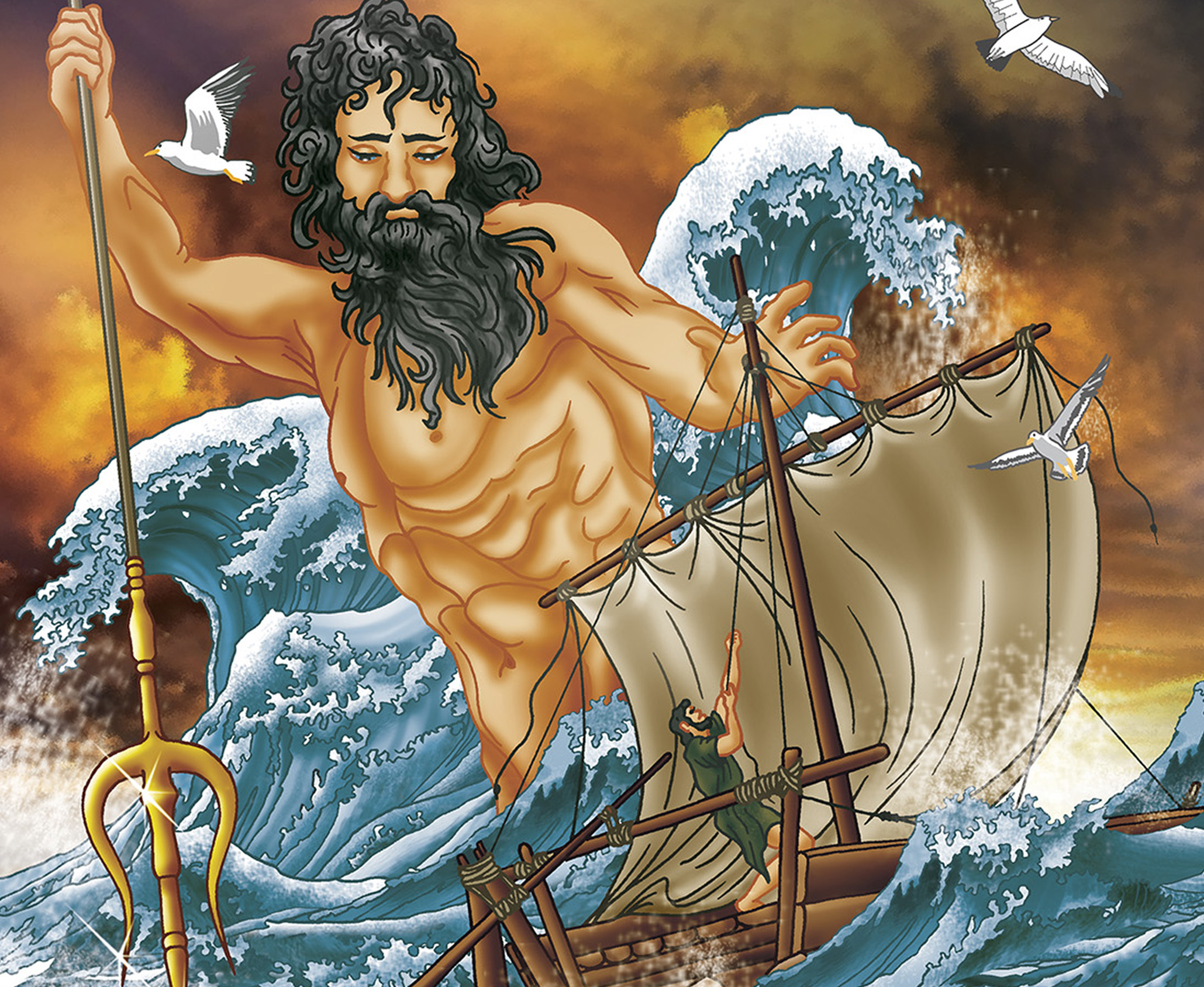 Homer Book written and Illustrated by Aris Karavias