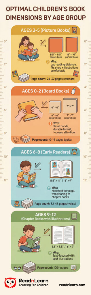 Free Custom Spread info-graphic Book Sizes Chart