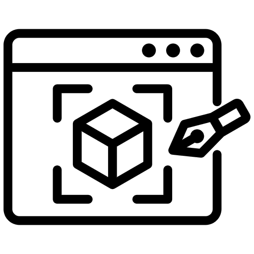 picture book illustrator 3d style icon