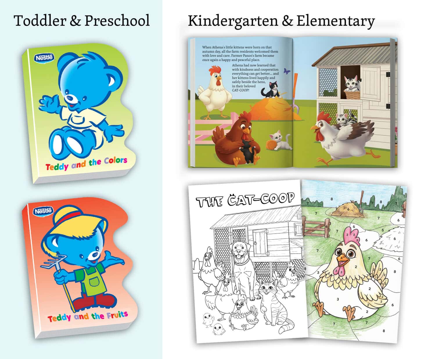 activity books for kids illustration examples by age group