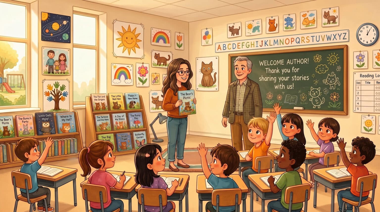 children's book marketing long-term strategy — school visits and library outreach